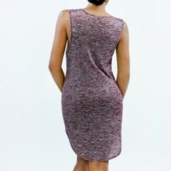 LA Fatima Burgundy Sleeveless Party Mini Dress - Picture 3 of 3